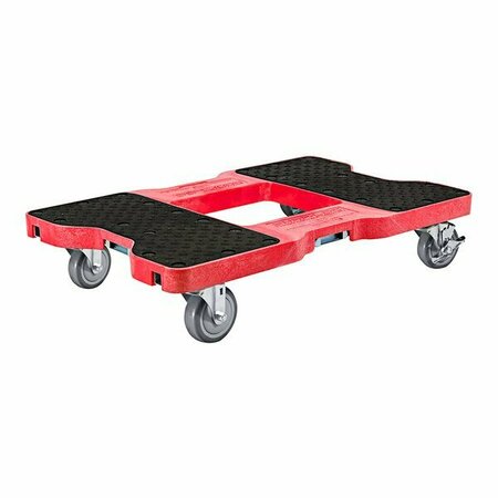 SNAP-LOC E-Track Industrial Strength 1500 lb. Red Dolly SL1500D4R 18ASL1500D4R